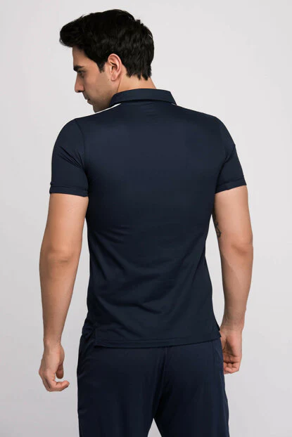 Nike Squad 16 Youth Polo Black/White/White - Image 3